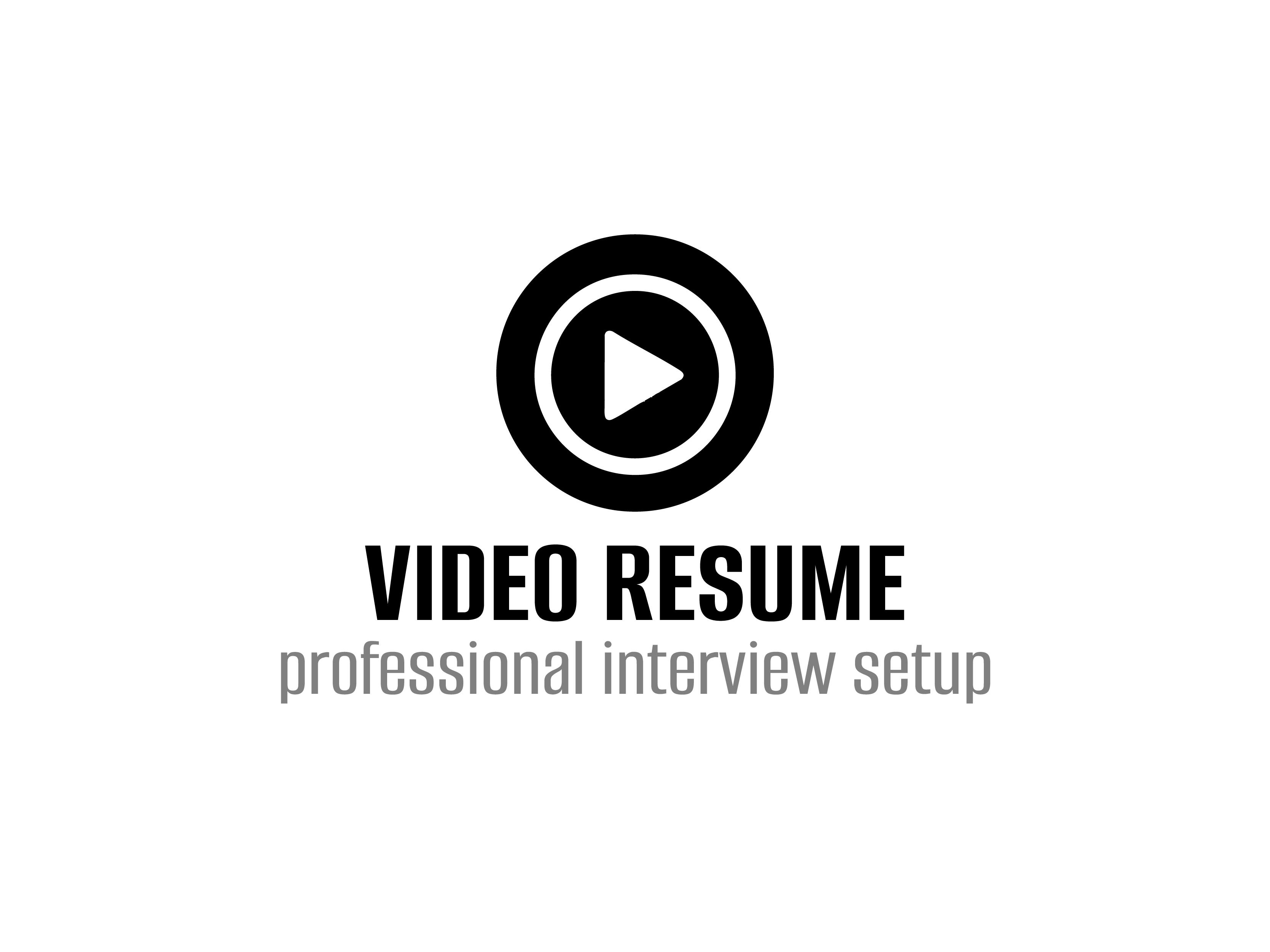 Standard Video Resume